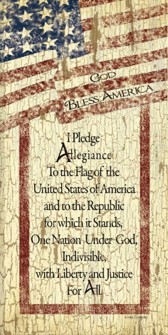 Pledge of Allegiance Poster Print by Linda Spivey - Item # VARPDXLS1590